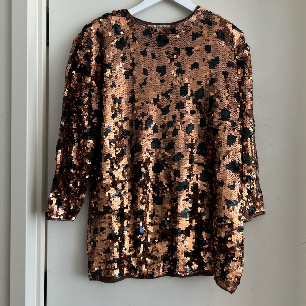 Vintage Cathy Hardwick Sequin Mini Dress